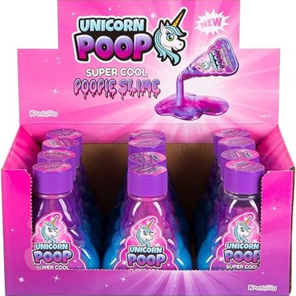 Kangaroo Unicorn Slime for Girls and Boys - 12 Pack Goody Bag Filler, - Picture 1 of 6